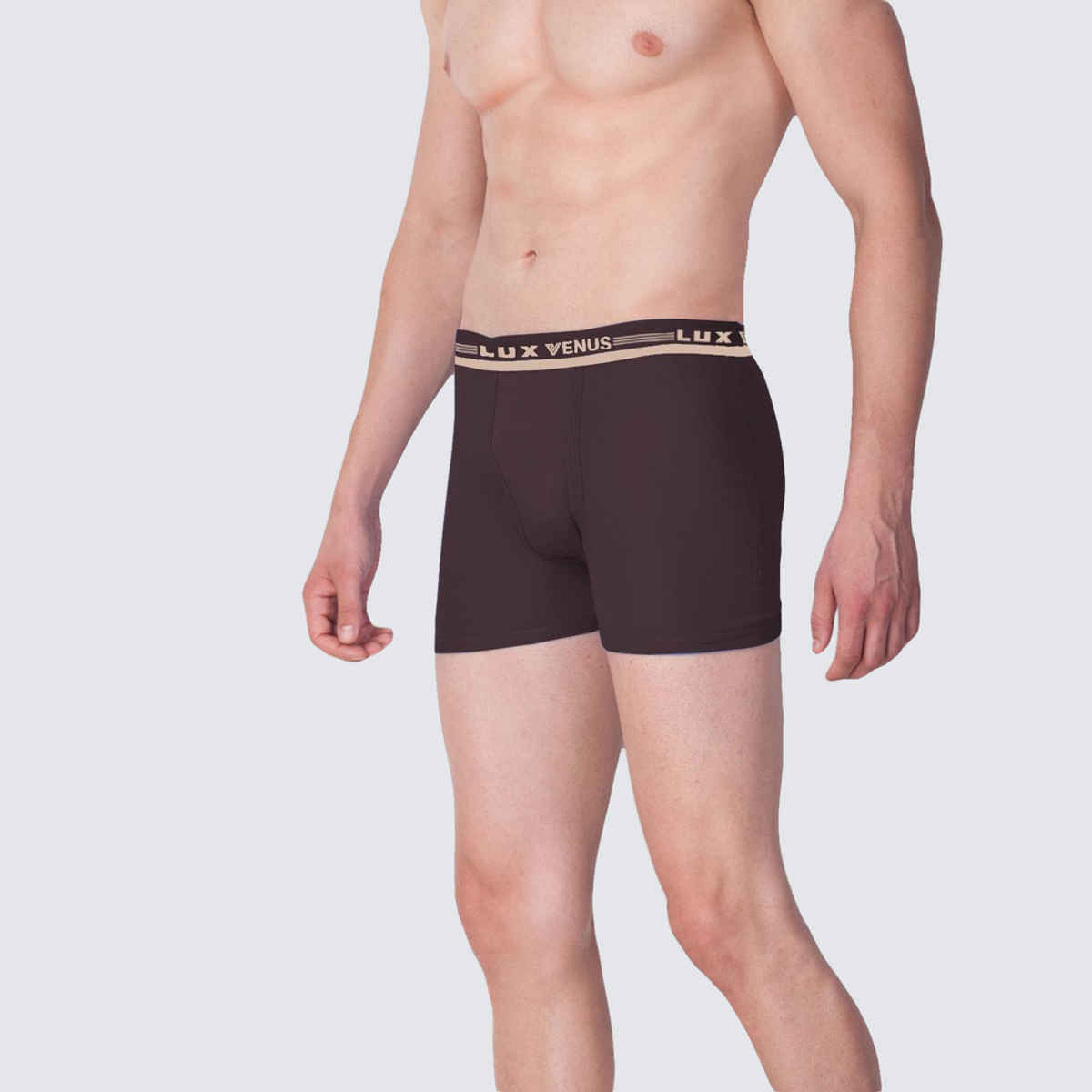 Lux Venus Pure Cotton Trunks for Men, Multicolour, 100 - Pack Of 2