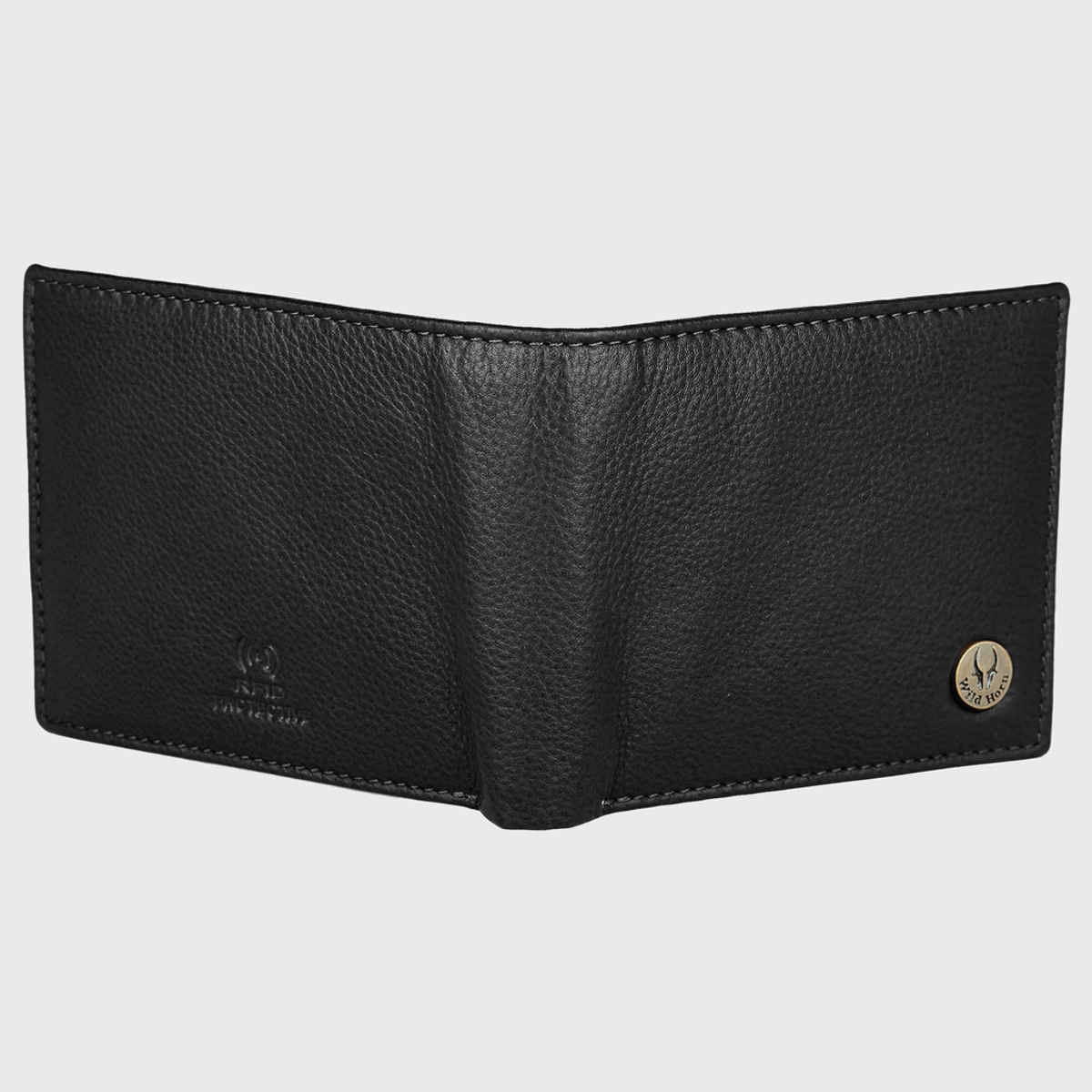 Wildhorn Men's Genuine Leather Wallet Gift Set | Black