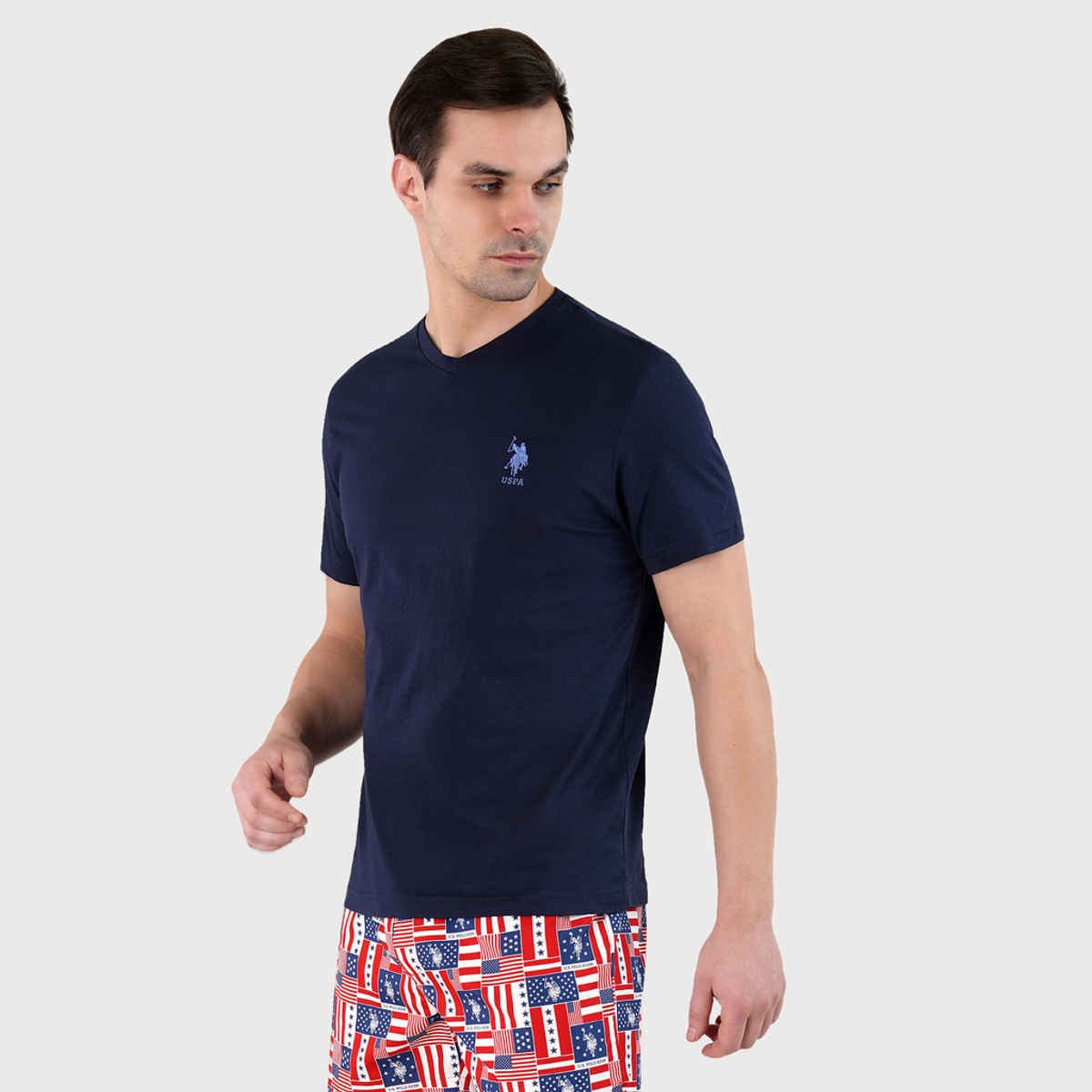 U.S. Polo Assn. Men's Solid T-shirt | Navy - M