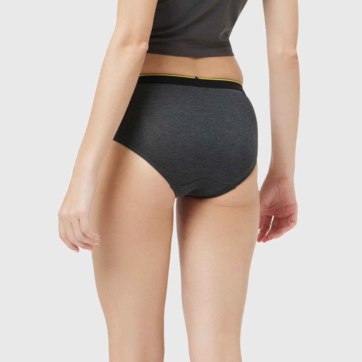 Bummer Women's Hipster Panty | Charcoal Melange - S