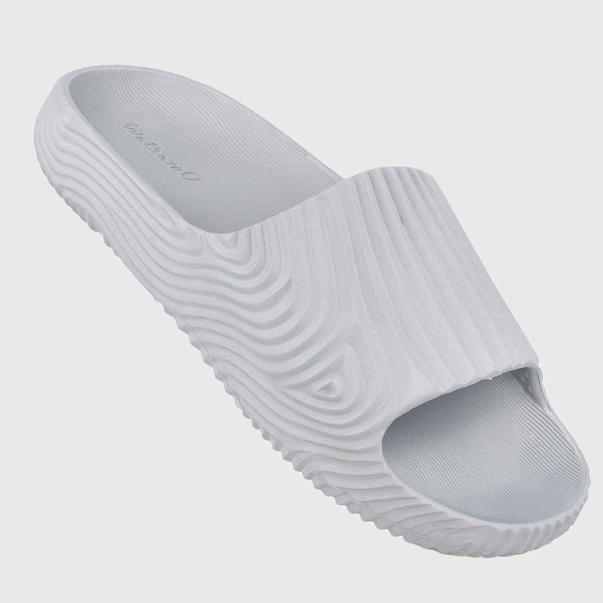 Walkaroo Men's Flip Flop Sliders | WC8769 Light Grey | UK 8