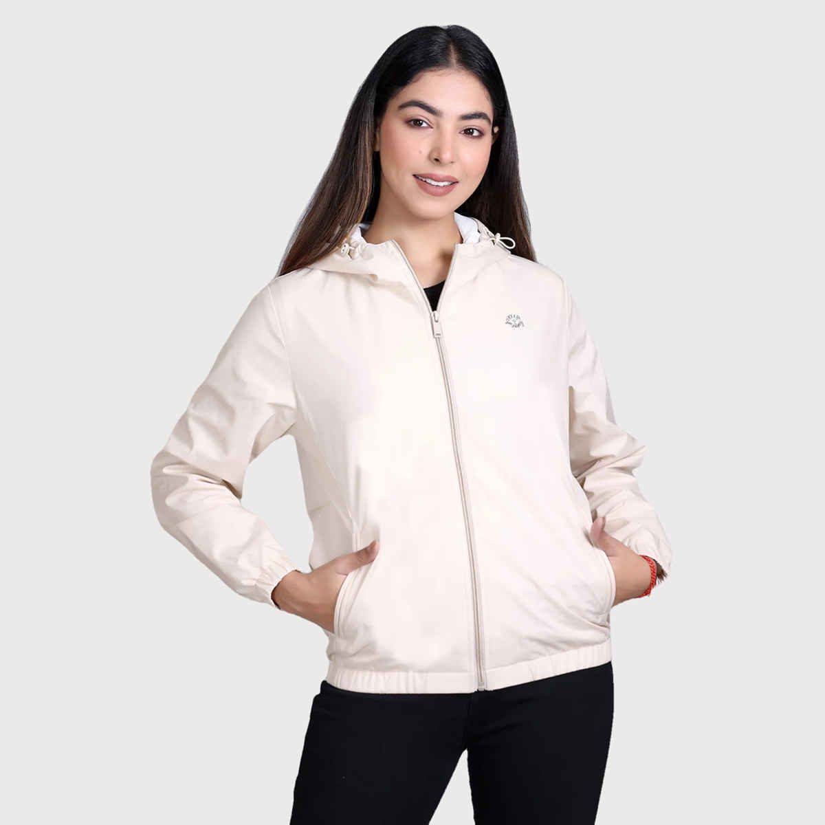 Fort Collins Women's Windbreaker Jacket | Beige - L