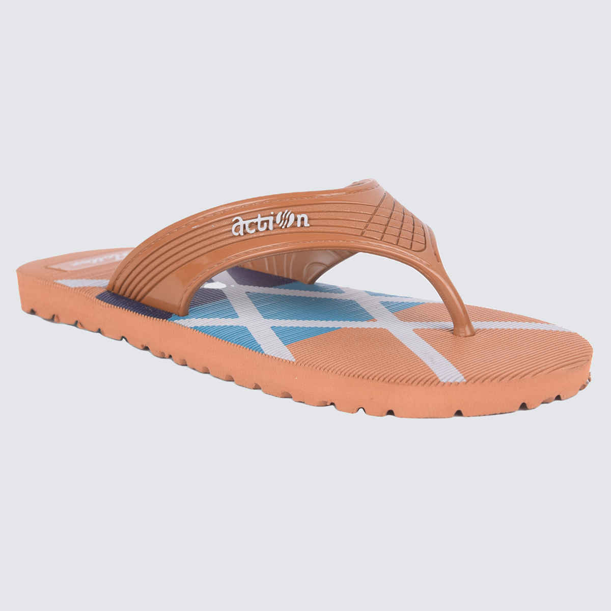 Action Men's Gfl-3825 Slippers | Evening Walk | Bathroom | Room Slippers | Tan - UK 10