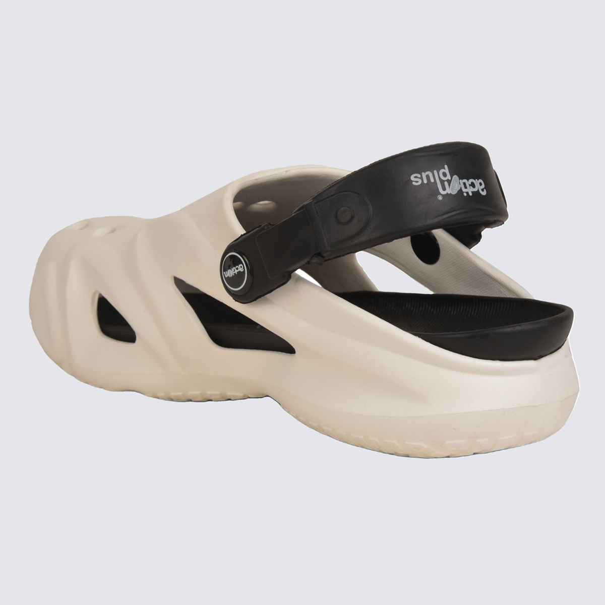 Action Men's Ontc-21 Ultra Lightweight Clogs | Trendy Colors | White and Black - UK 10