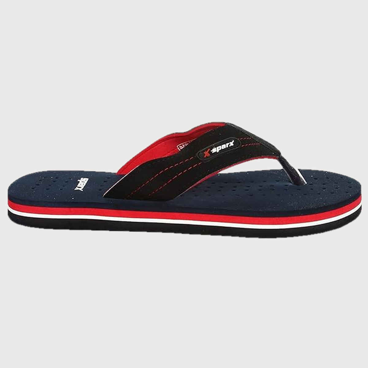 Sparx Slippers SFG-517 Black Navy Blue For Men | 7 UK