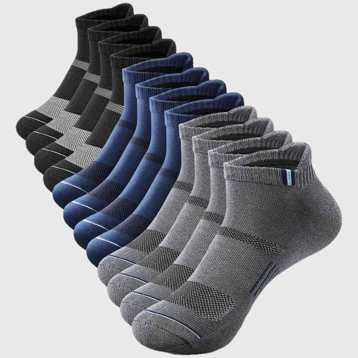 Sjeware Unisex Solid Combed Cotton Ankle Socks | Assorted - One Size