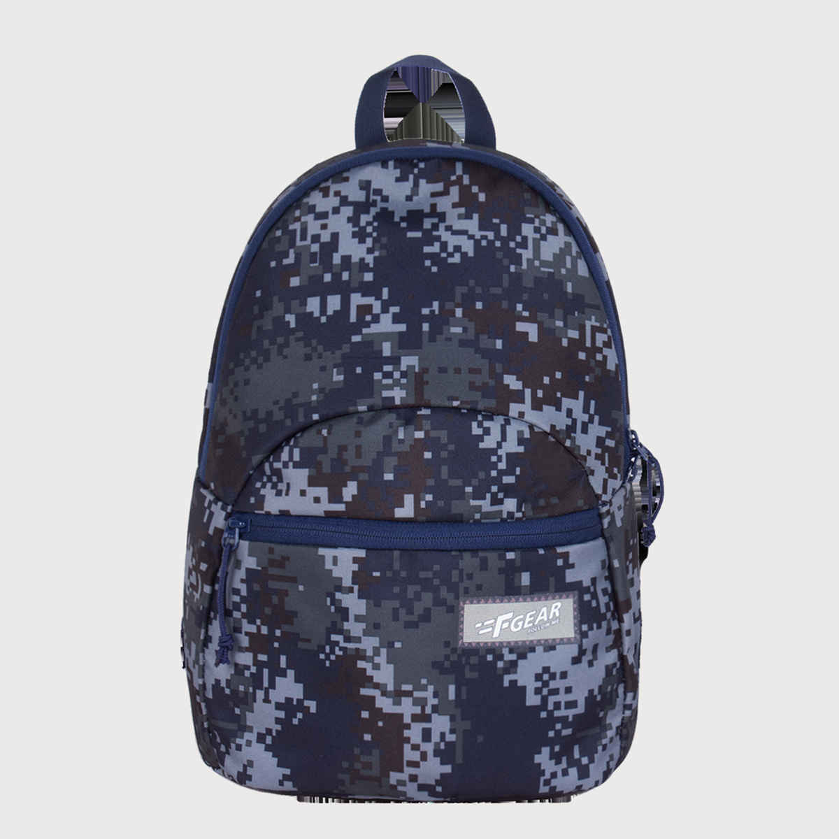 F Gear Unisex Camouflage Nylon 7 L Backpack | Navy