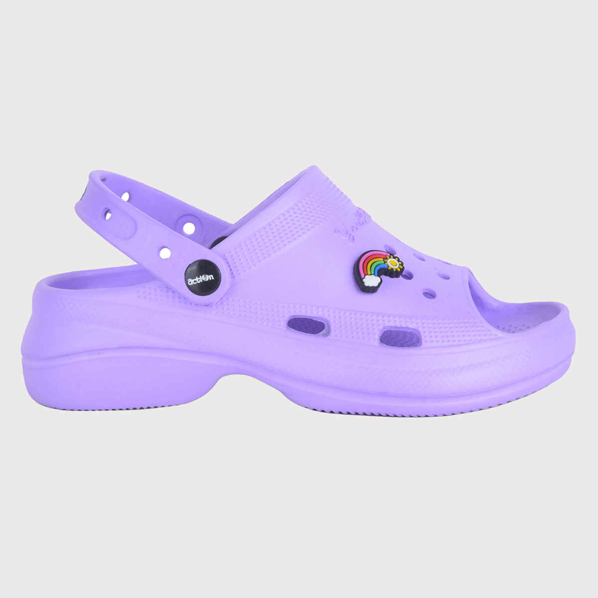 Action Girl's Ontl-22 Soft Sandals | Latest Design Sandals | Office Weal Sandals | Lavender - UK 7