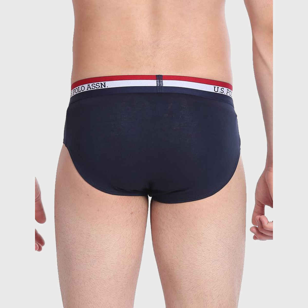 U.S. Polo Assn. | Underwear Pack of 3 | XL | Briefs | EB002 | Red, Navy And White