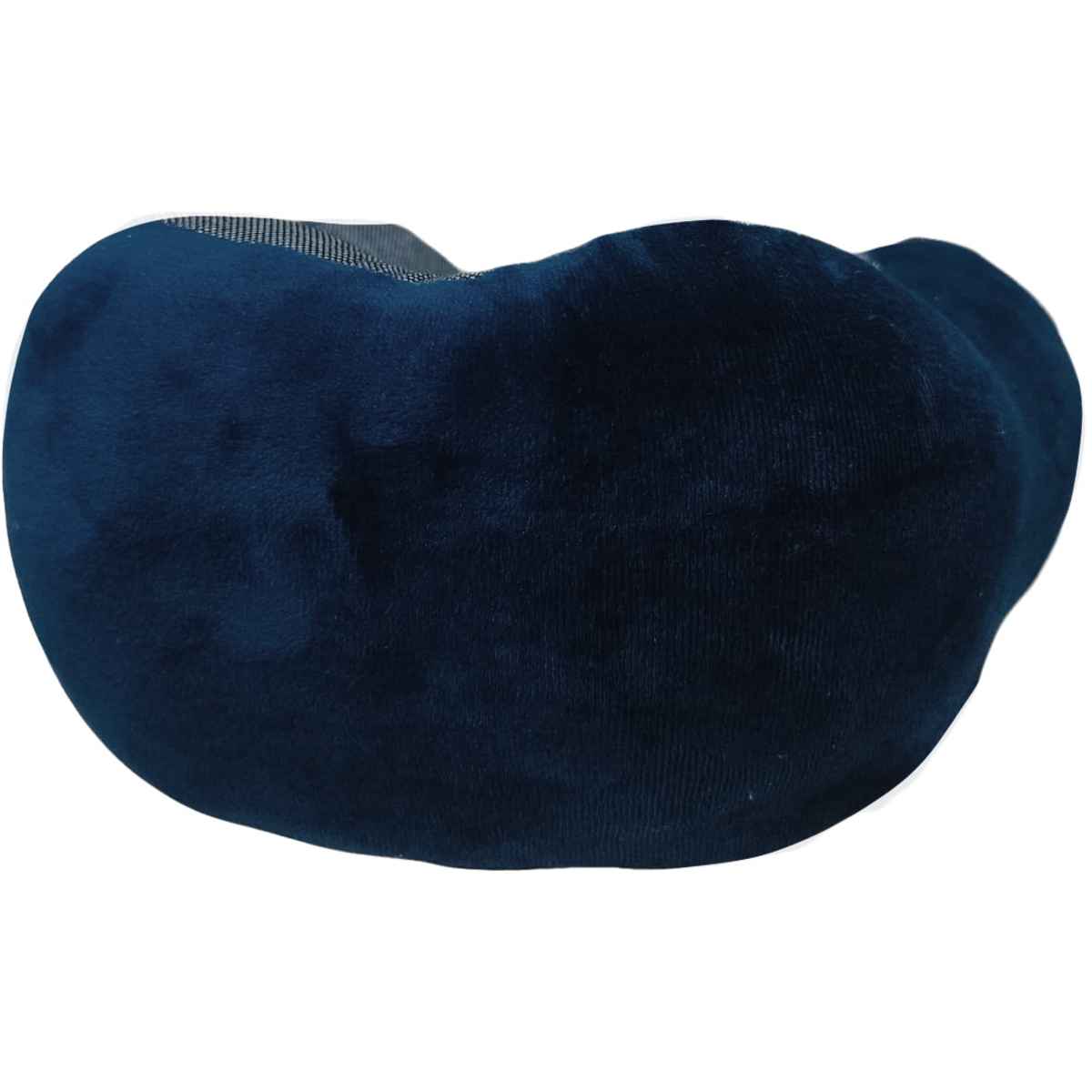 Billebon Unisex Solid Memory Foam Neck Pillow | Navy Blue - Free Size