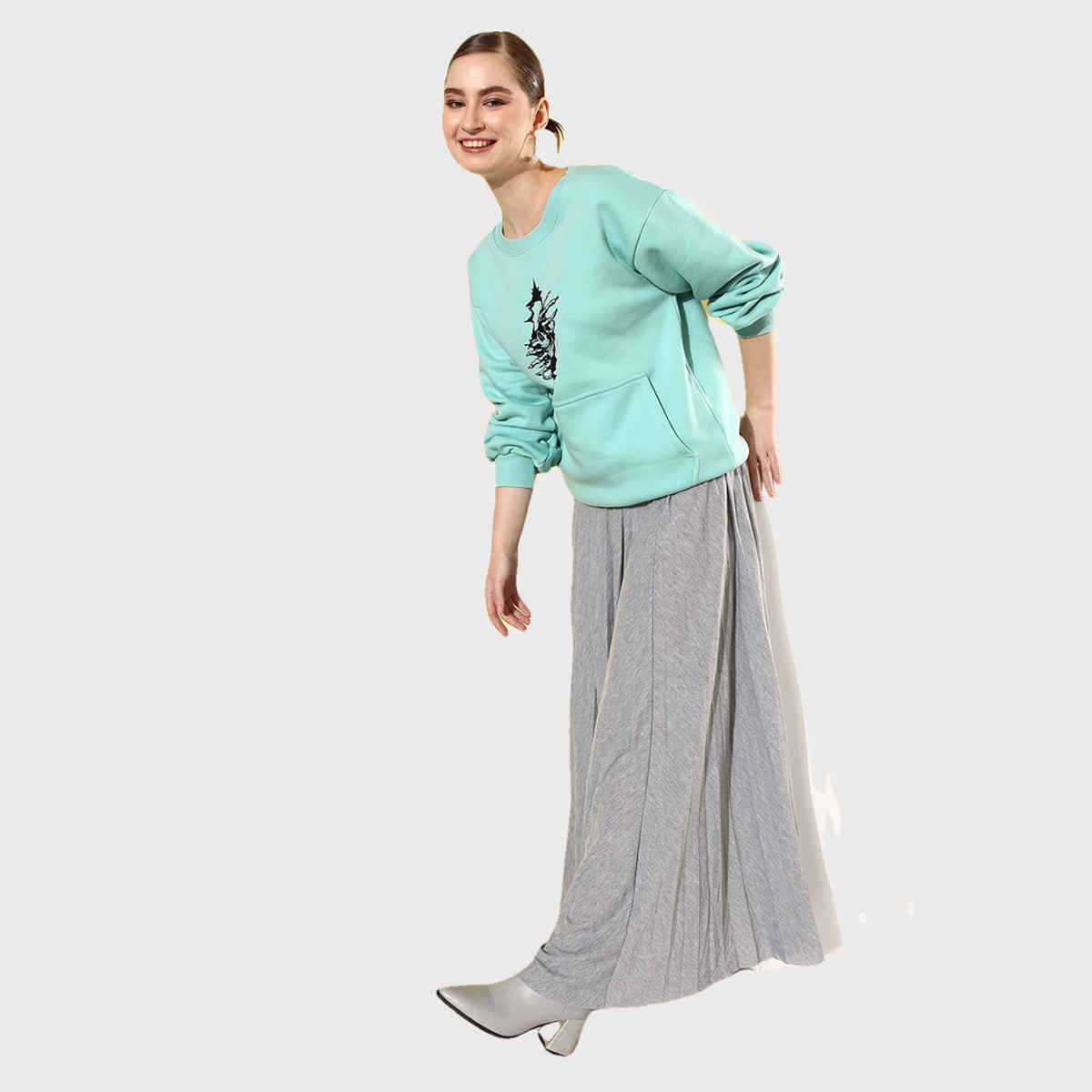 Difference Of Opinion Women's Sweatshirt | Dowswt029 | Light Green - XL