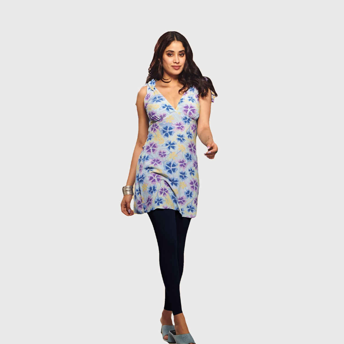 Lyra Women's Leggings Ankle Length | Cotton and Lycra - Free Size