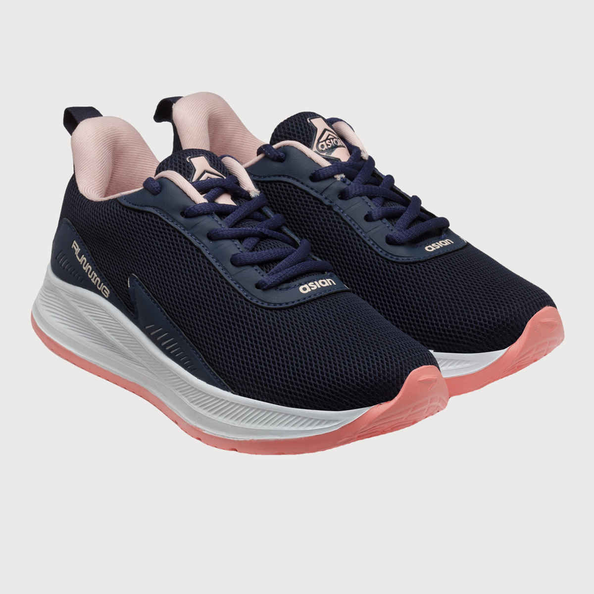 Asian Firefly-09 Women Navy Pink Sports Shoes (Size-7)