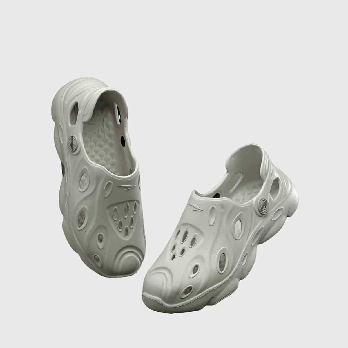 Asian Safari-02 Men Clogs Light Grey (Size-9)