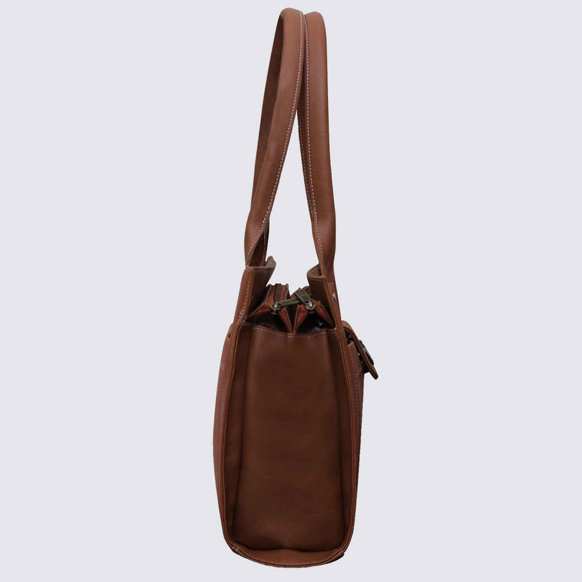 Fostelo Women's Vegan Leather Ocean Side Handbags Shoulder Hobo Bag Ladies Purse | Tan | Large