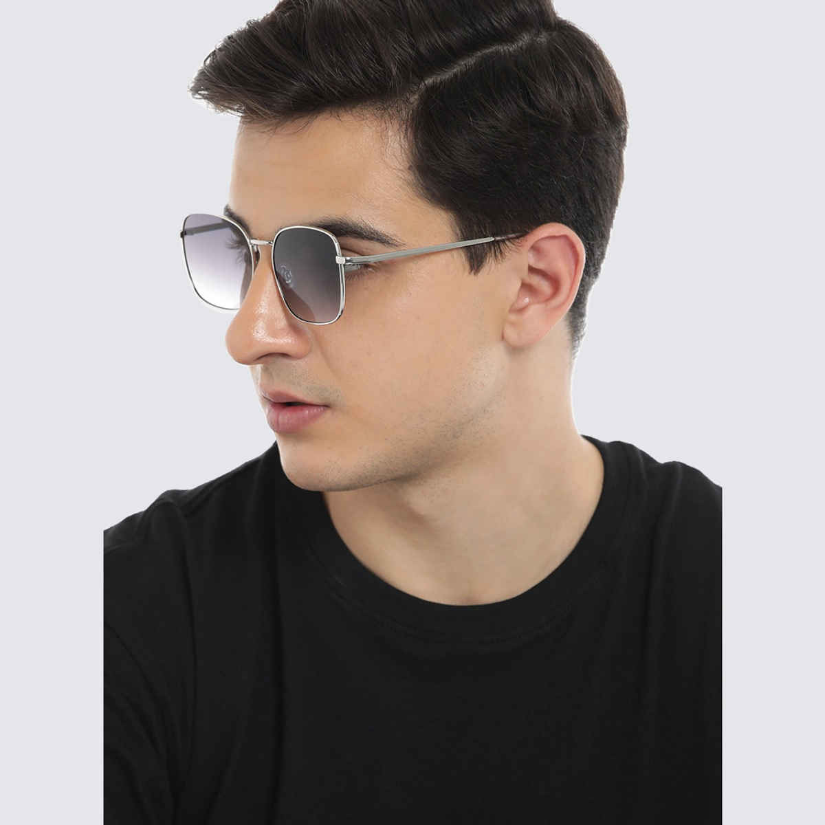 Carlton London Premium Unisex Square Sunglasses with UV Protected Lens | CLSU281 0xc003af0350 | Silver