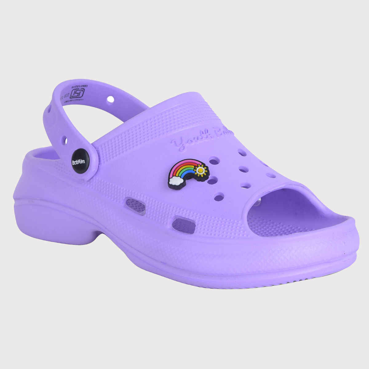 Action Girl's Ontl-22 Soft Sandals | Latest Design Sandals | Office Weal Sandals | Lavender - UK 4