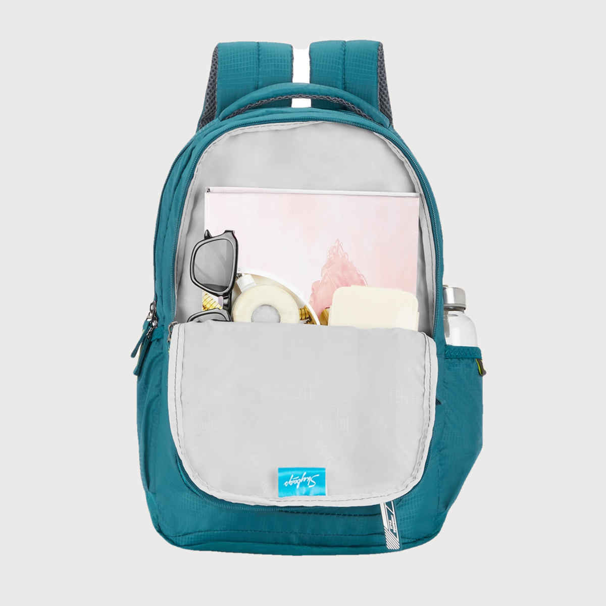 Skybags Unisex Logo Polyester 22 L Backpack | Blue