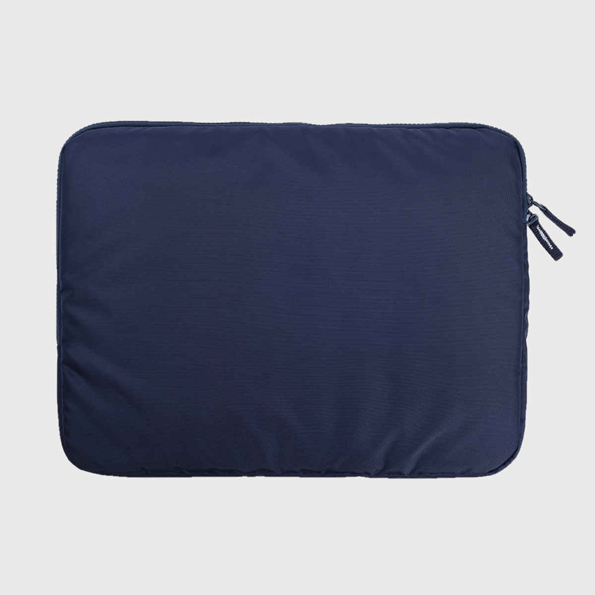 QIPS Unisex Solid PU Coated Polyester 15 L Laptop Sleeve | Navy Blue - 15 Inches