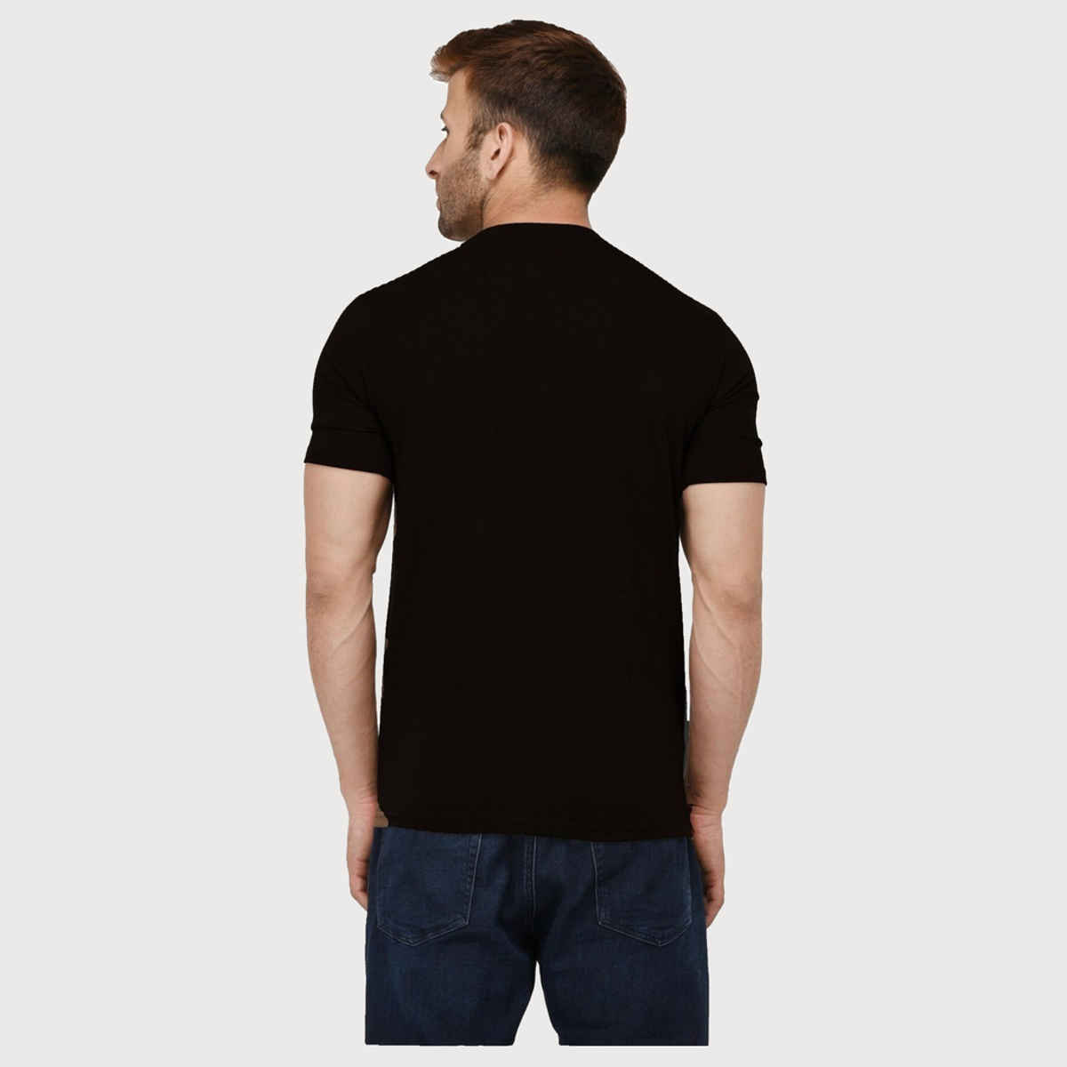 Gcyx Men's Super Dad Printed T-shirt | Black - XL