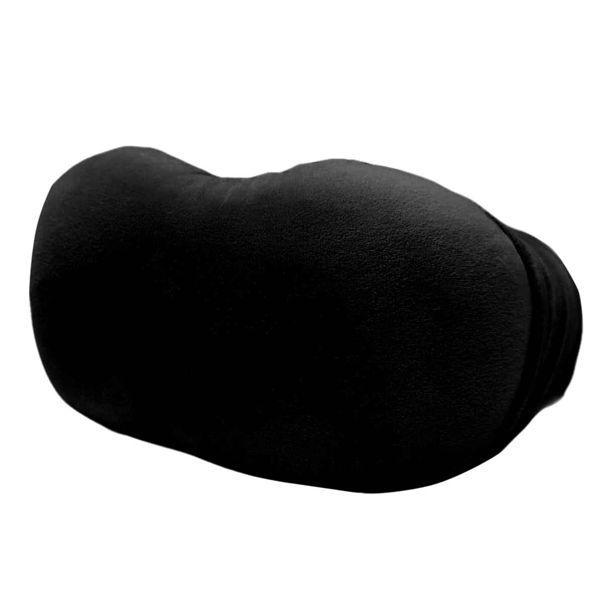 Billebon Unisex Velvet Neck Pillow | Black