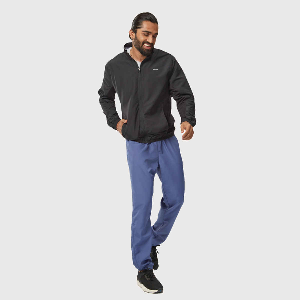Decathlon | Domyos Men's Fitness Jacket Polyester - Black - XL