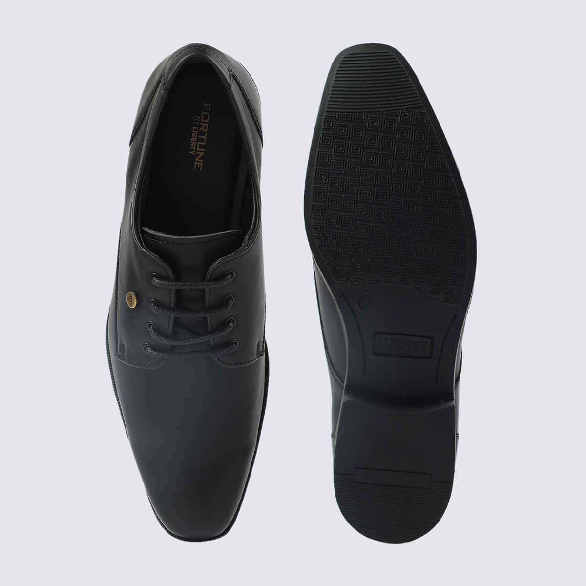 Liberty Apparel Men's Fortune Benstock1E Formal Derby Shoes | Black - UK 6