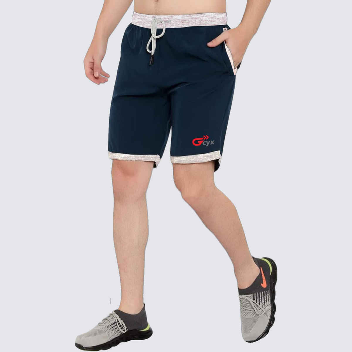 Gcyx Men s Shorts Aop Printed | Cotton Poly Mix Blend for Comfortable Wear | Shorts Green | XL