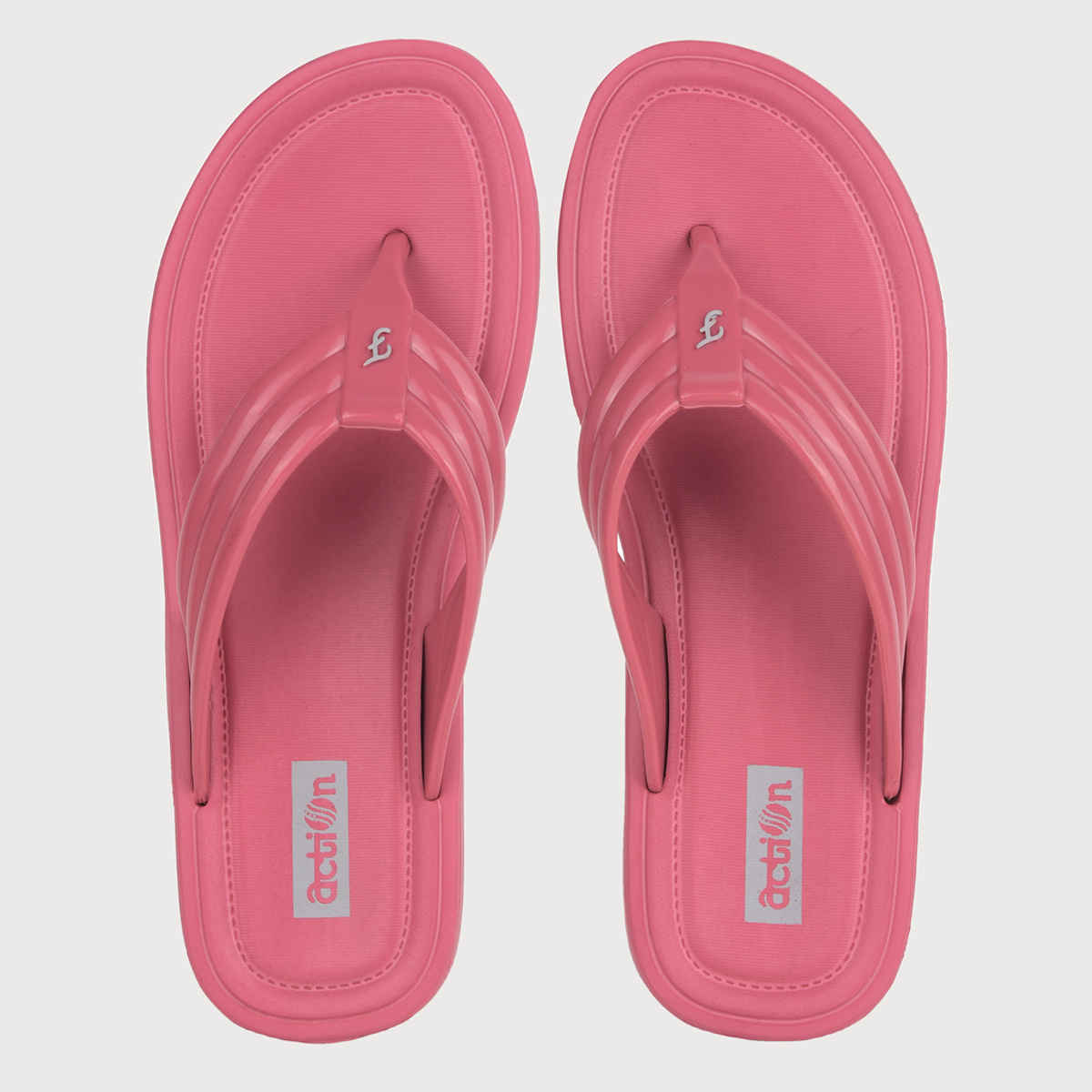 Action Women's Hran-61 | Super Soft & Commtable Slippers | Daily Wear Slippers | Onion Pink - UK 6