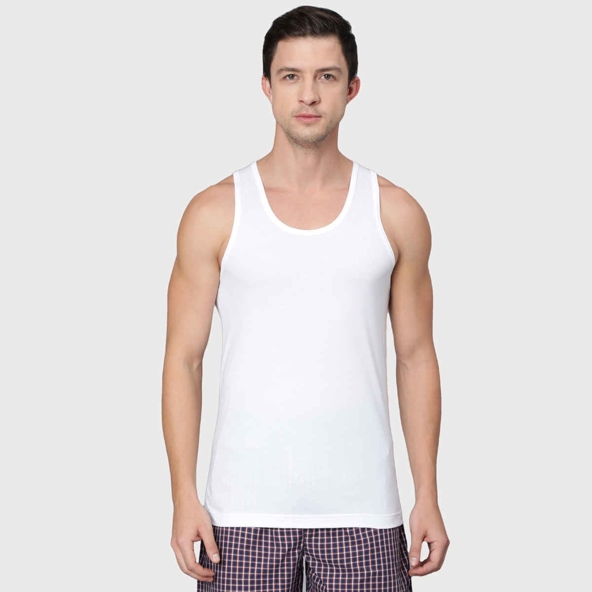 Van Heusen Men Pack Of 2 Moisture Activated & Super Soft Cool It Vest |White-M