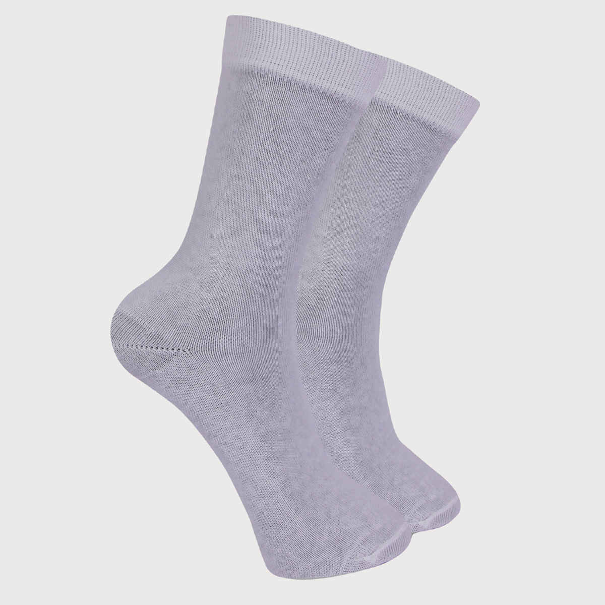 Englo Men's Solid Cotton Men's Socks | White - Free Size
