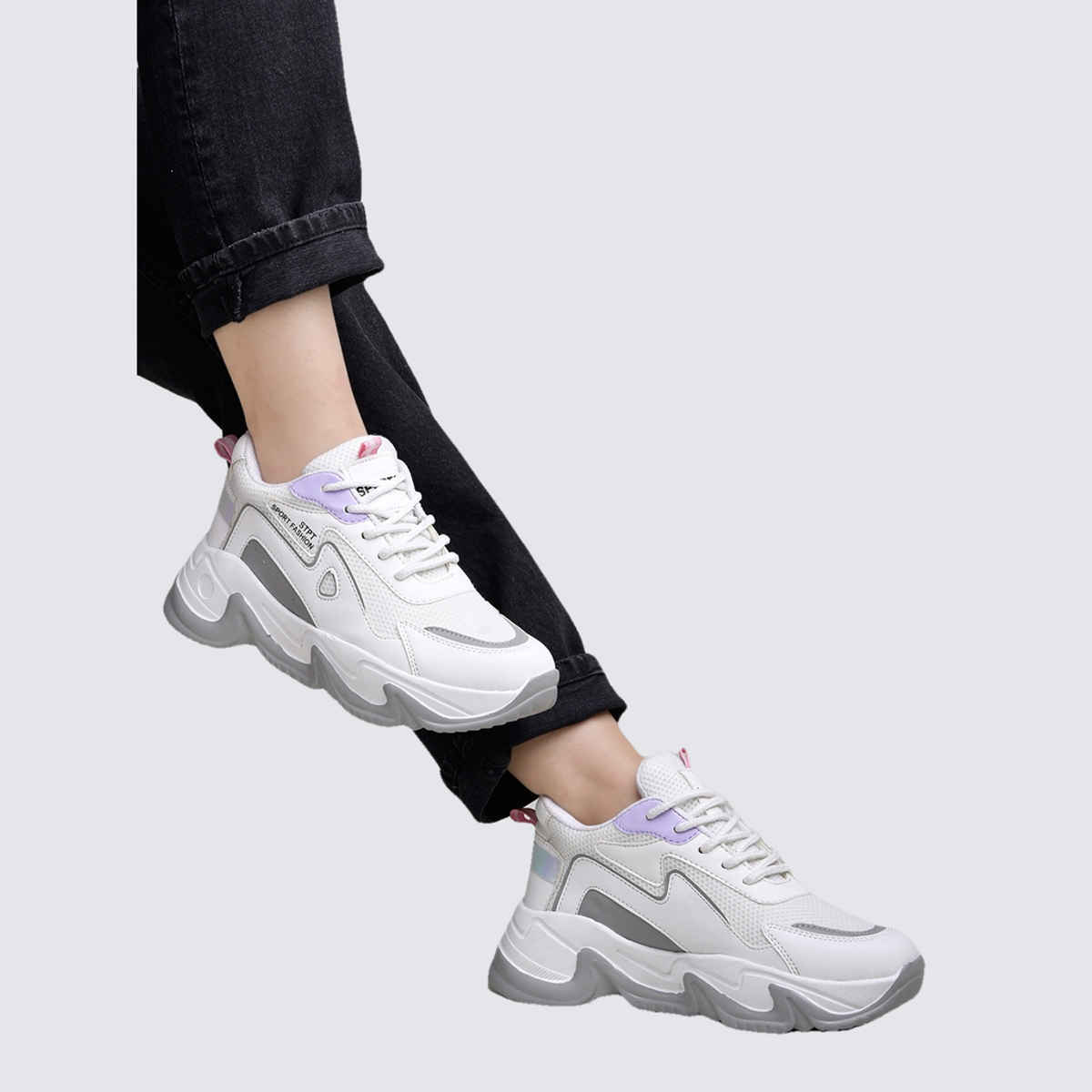 Shoetopia Daily Wear Casual Sports Shoe Sneakers Casuals For Women | UK 8