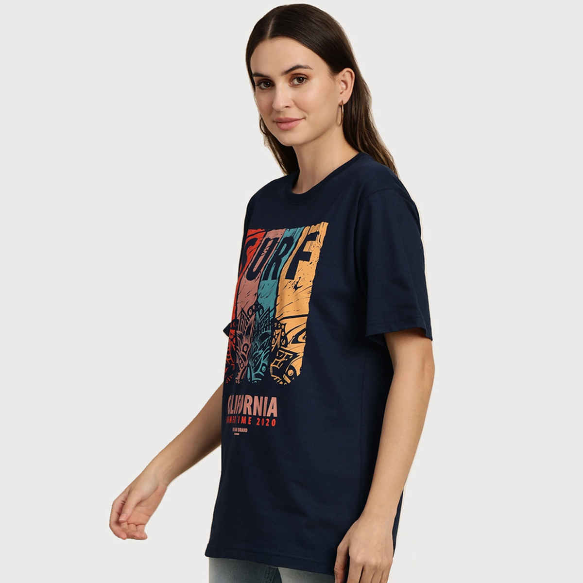 Dillinger Women's T-shirt | LNDMK251NVY | Navy Blue - L