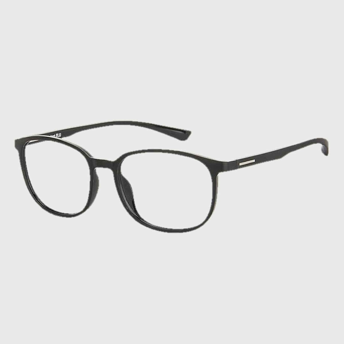 Lenskart Blu Unisex TR90 Computer Glasses | Black - L