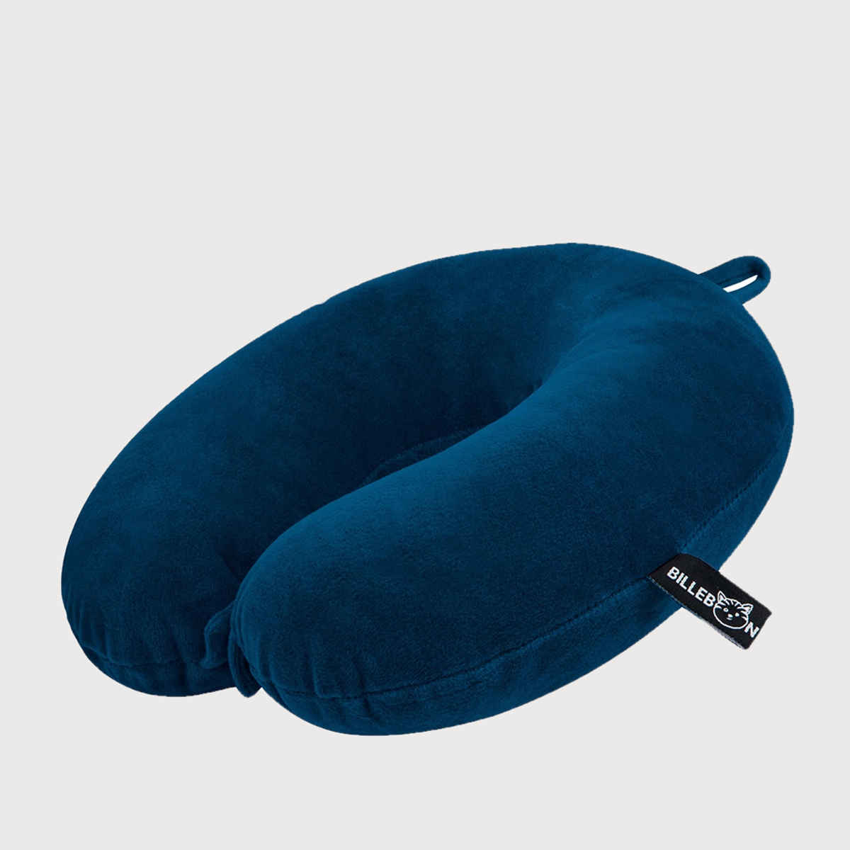 Billebon Unisex Fiber Neck Pillow | Navy Blue - One Size