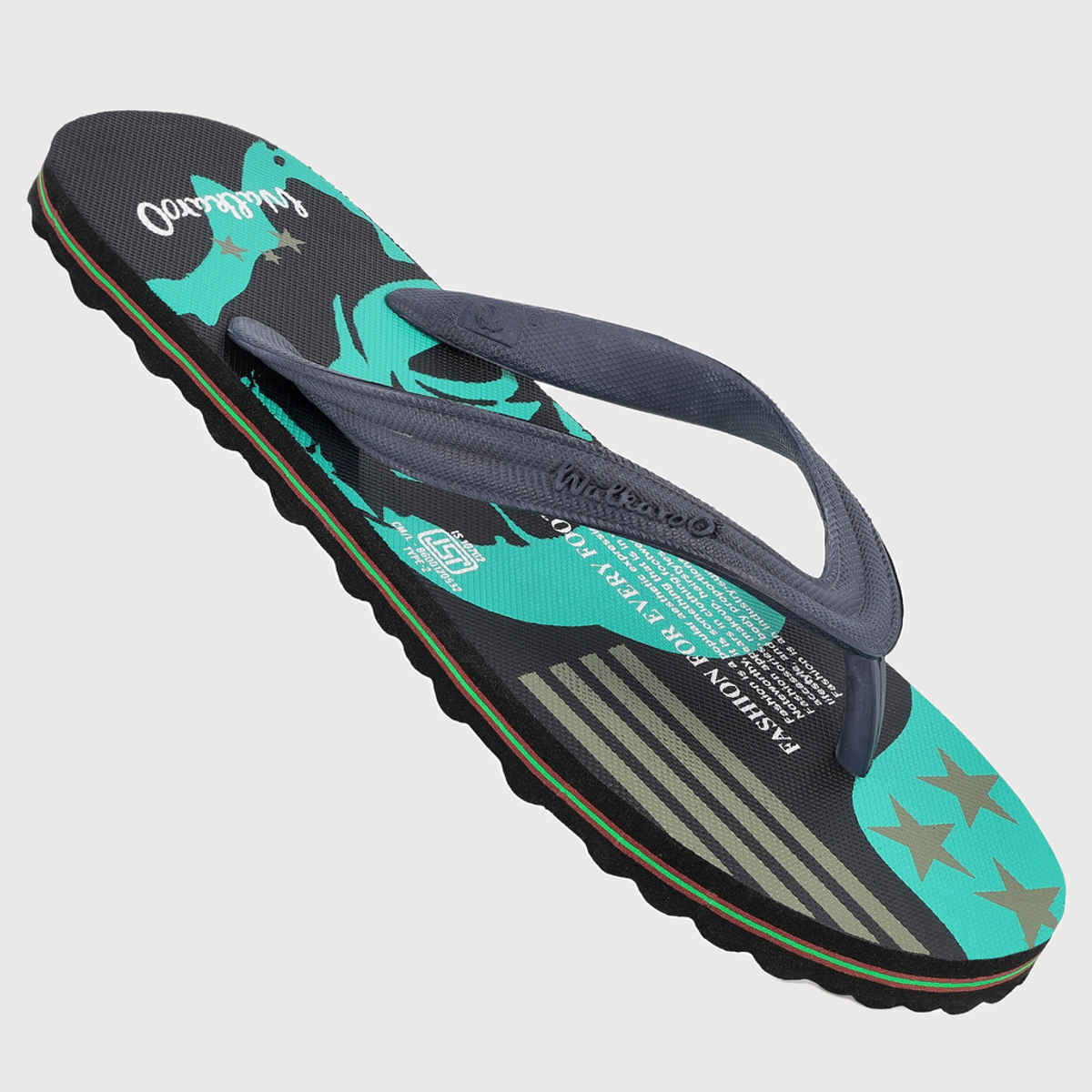 Walkaroo Men's Dailywear Hawai | HL013 Black | UK 7