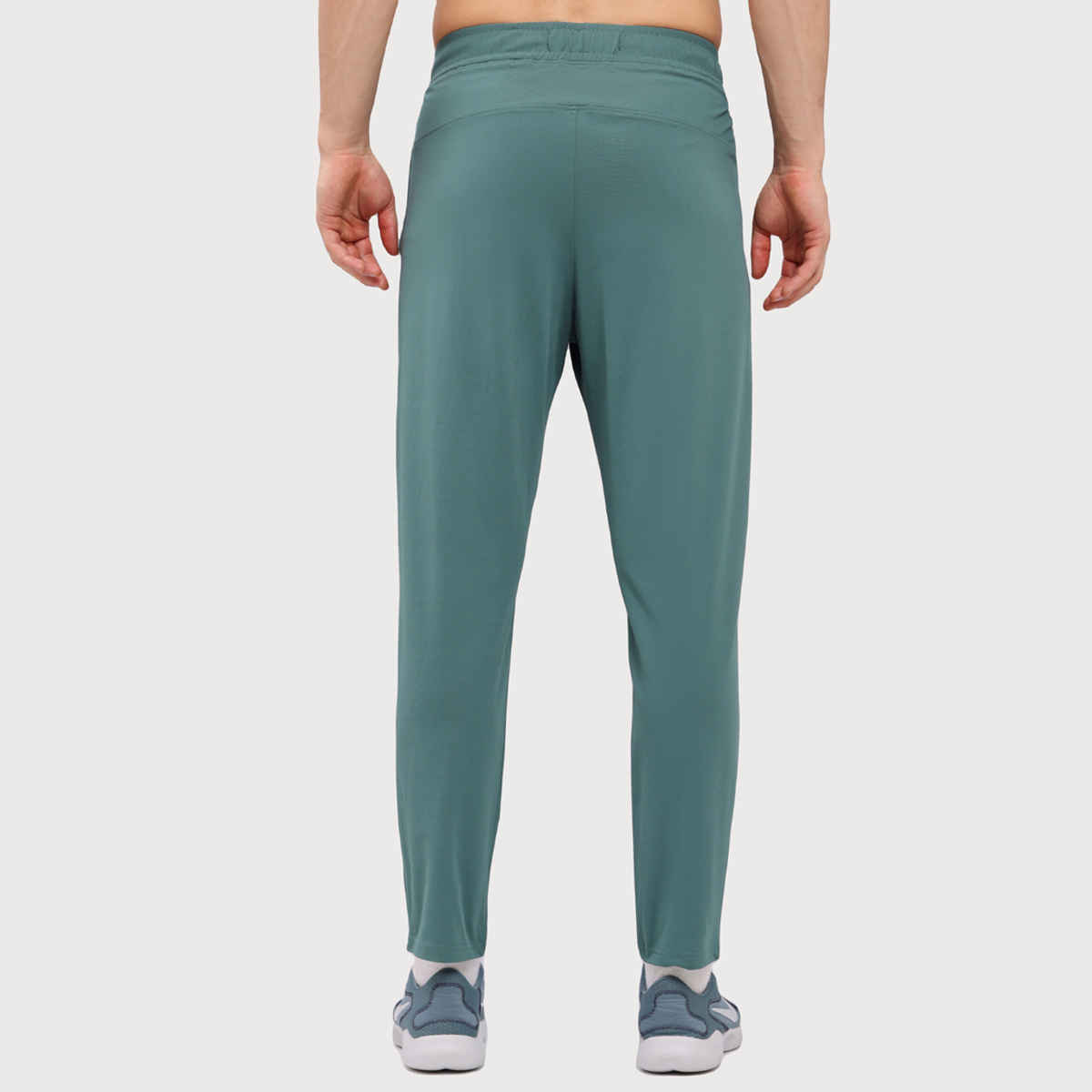 Technosport Men Poly Solid Relax Fit Sports Trackpants with ELASTO PLUS | Black | XXL