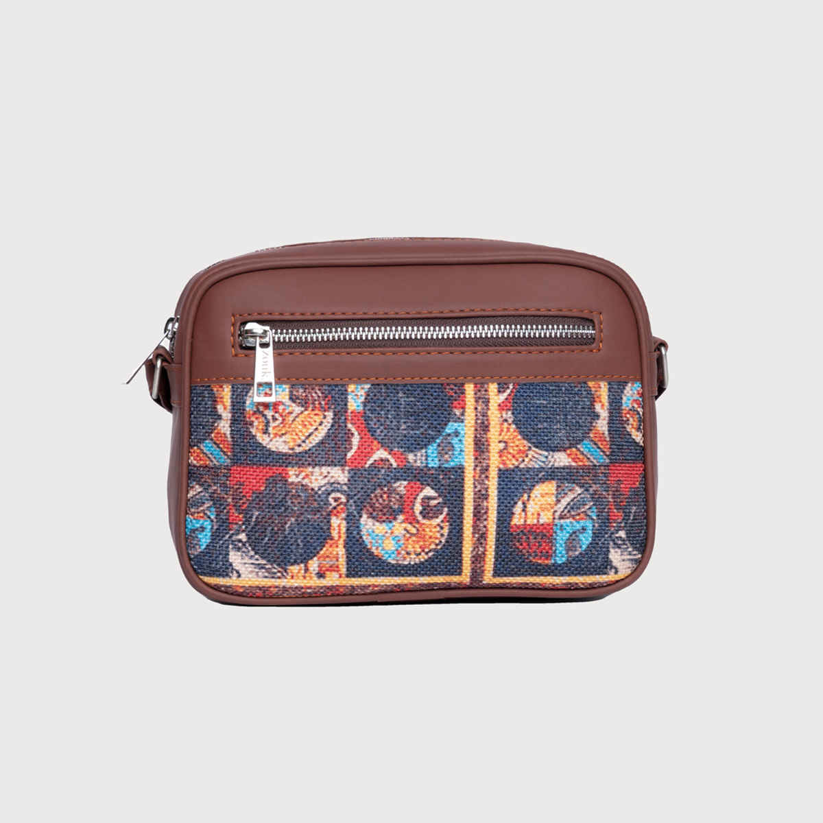 Zouk African Art Sling Bag - Multicolour