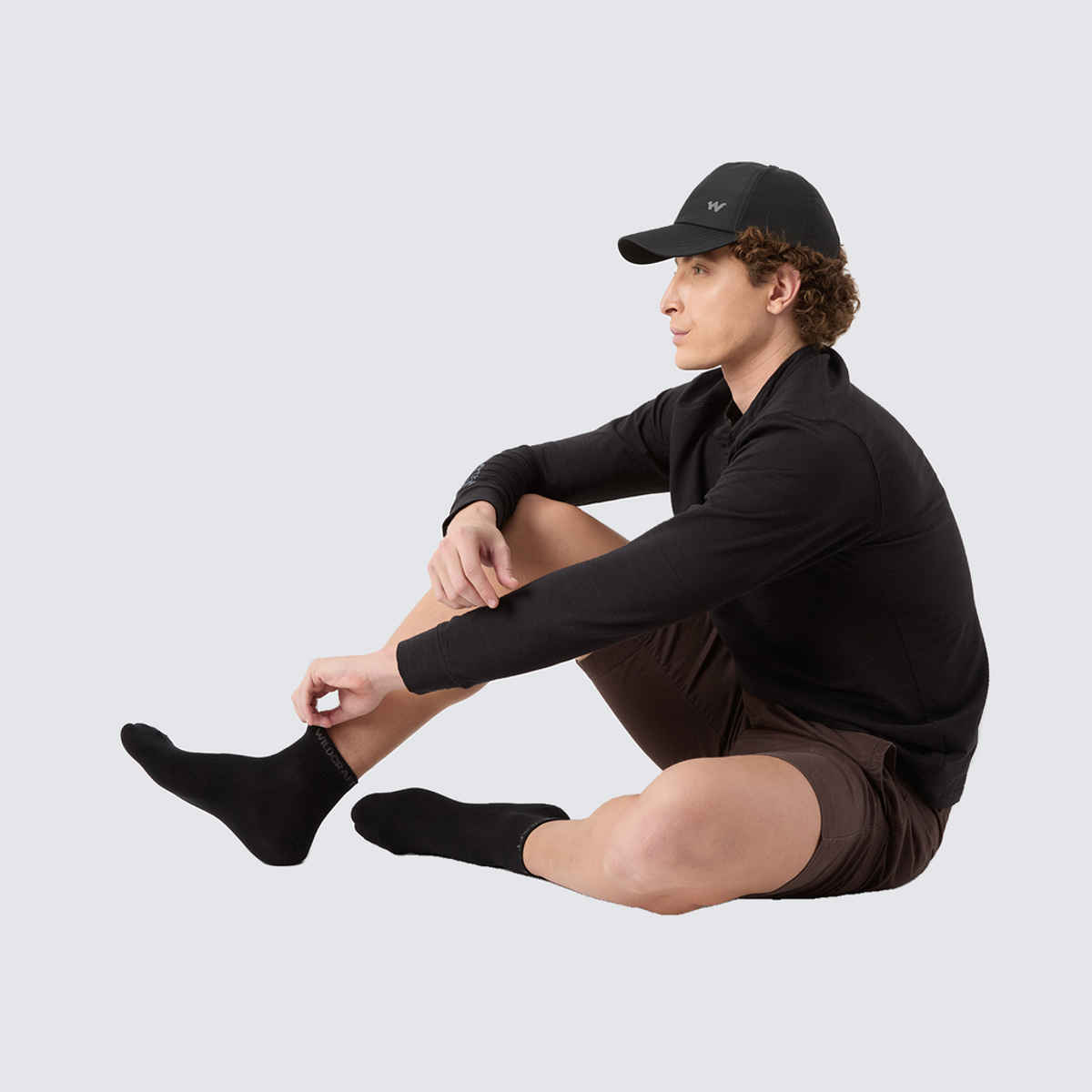 Wildcraft Ankle Length Socks | Black & Navy