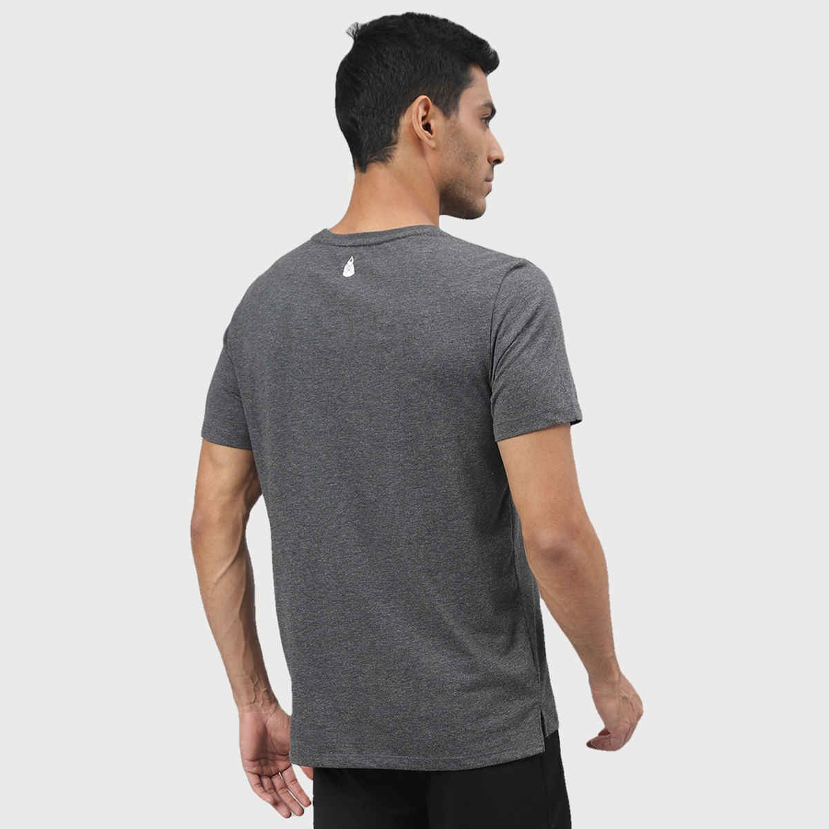 Alcis Men's Round Neck T-shirt | Charcoal - XL