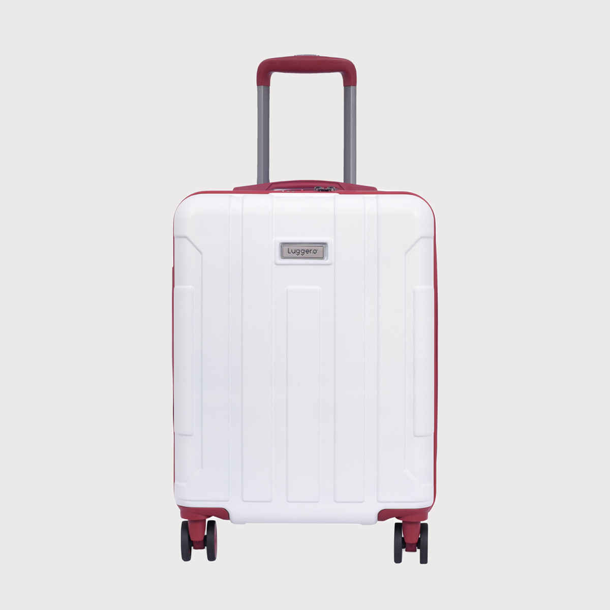 Luggero Candy Trolley Bag | Off White - S