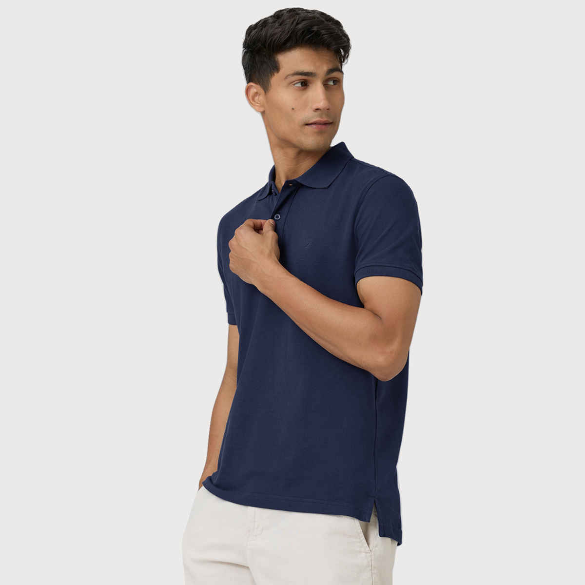 XYXX Nova Polo T-shirt - Midnight Blue | Super Combed Cotton | XXL