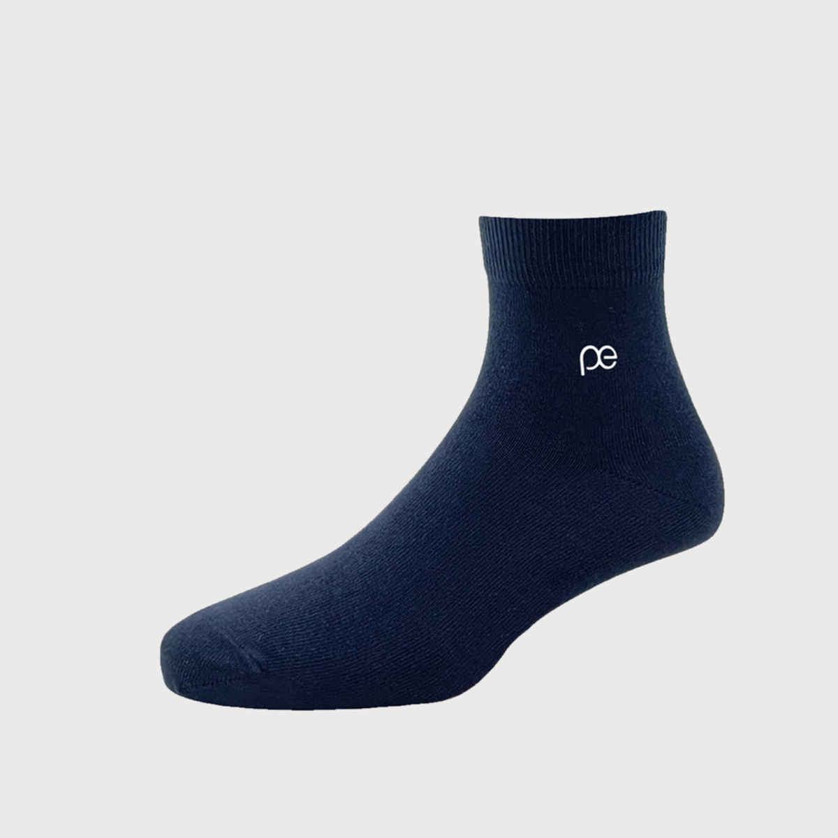 Peter England Men's Solid Cotton Socks | Navy - Free Size