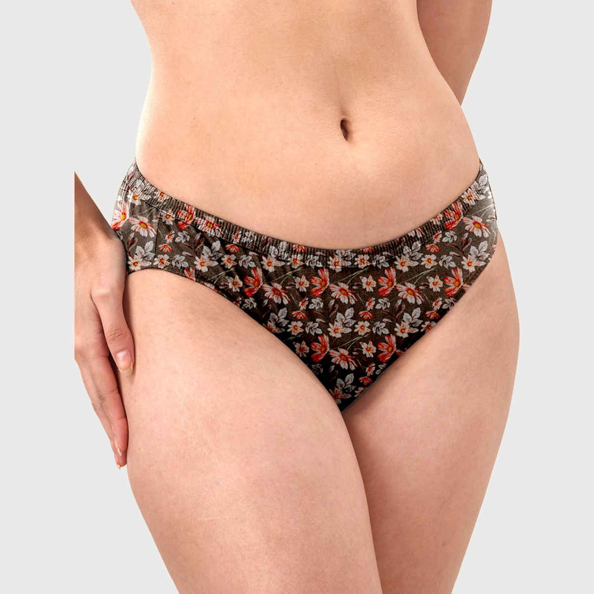 Lyra Women's Bikini Panty Printed | L (Colour May Vary)