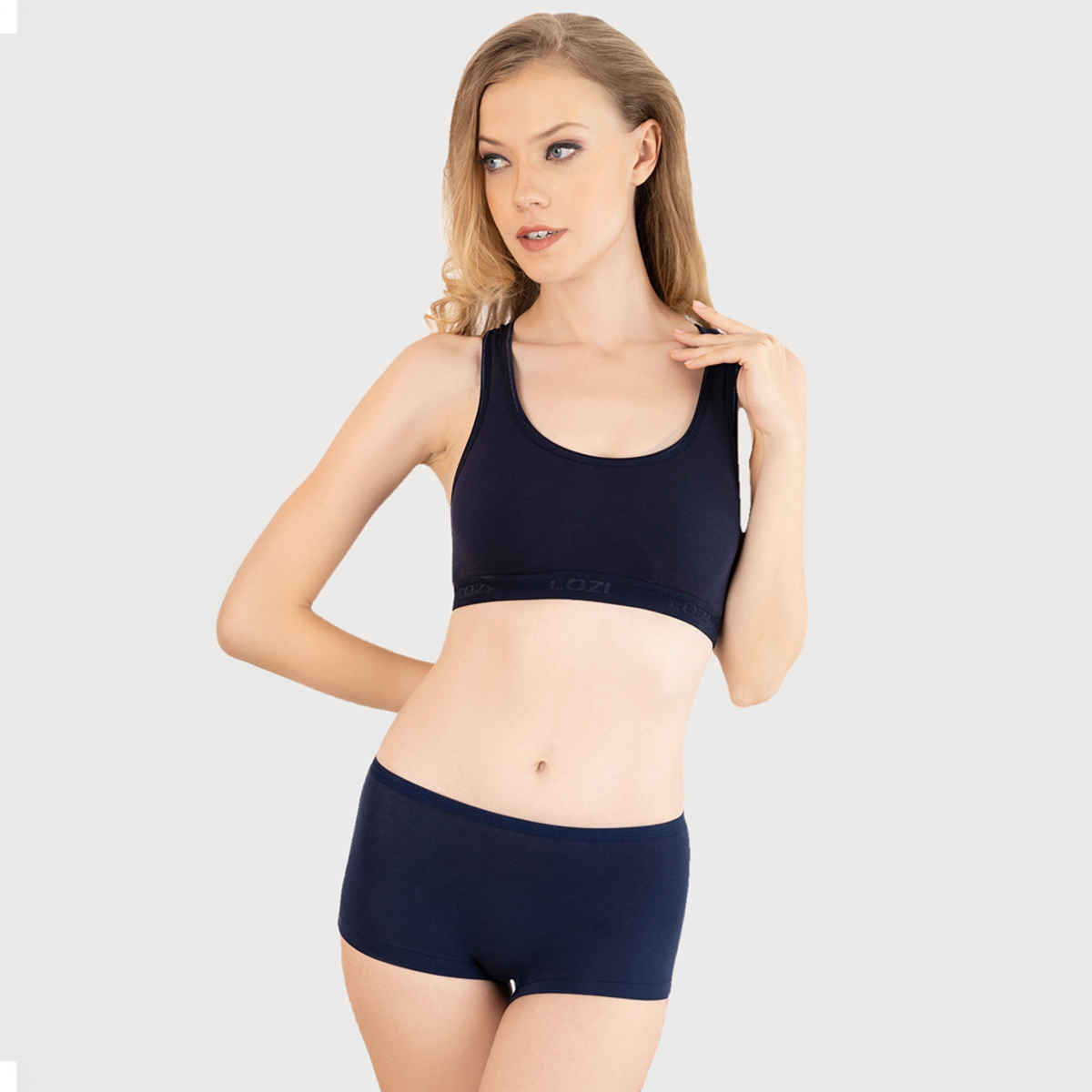 Lux Cozi Her Pure Cotton Women Boy Short Panty | Multicolor | Size-90 | Pack Of 6