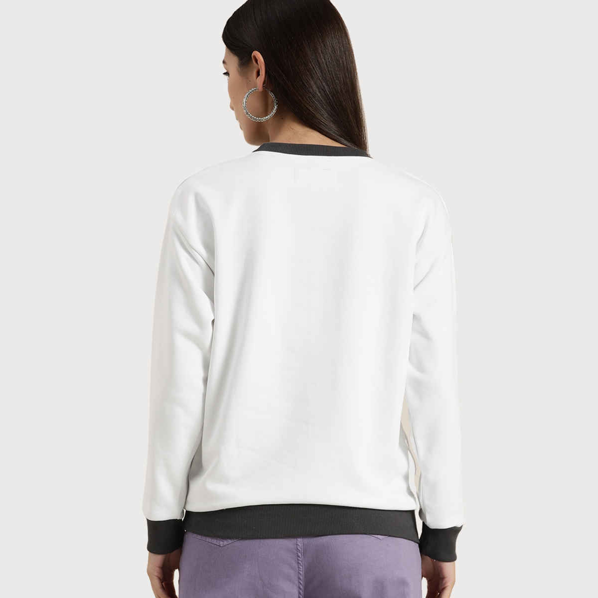Dillinger Women's Sweatshirt | Dlwmnswt036 | White - XL