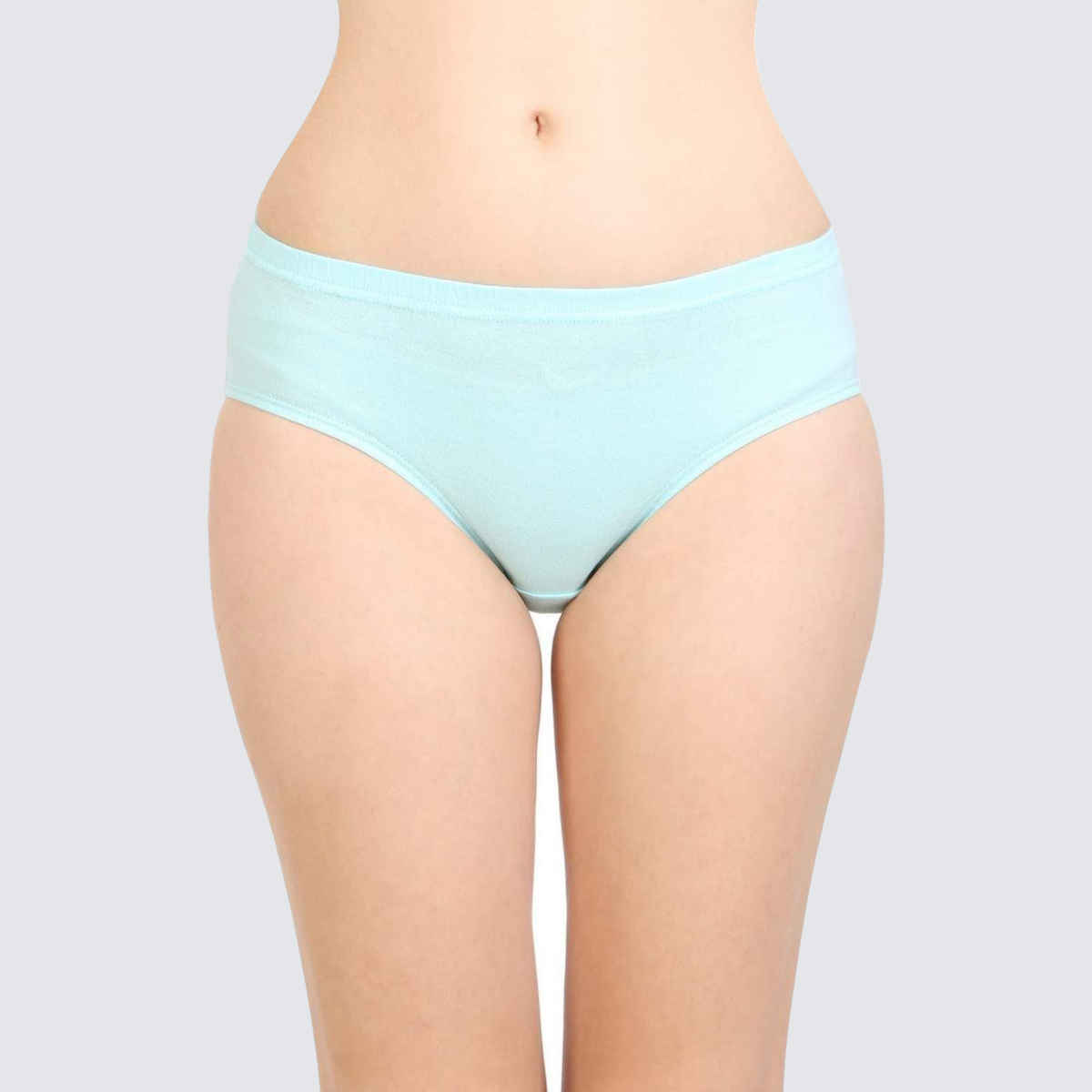 Bodycare Women Panty Plain Classic 100% Cotton Mid Rise | Assorted - 3XL