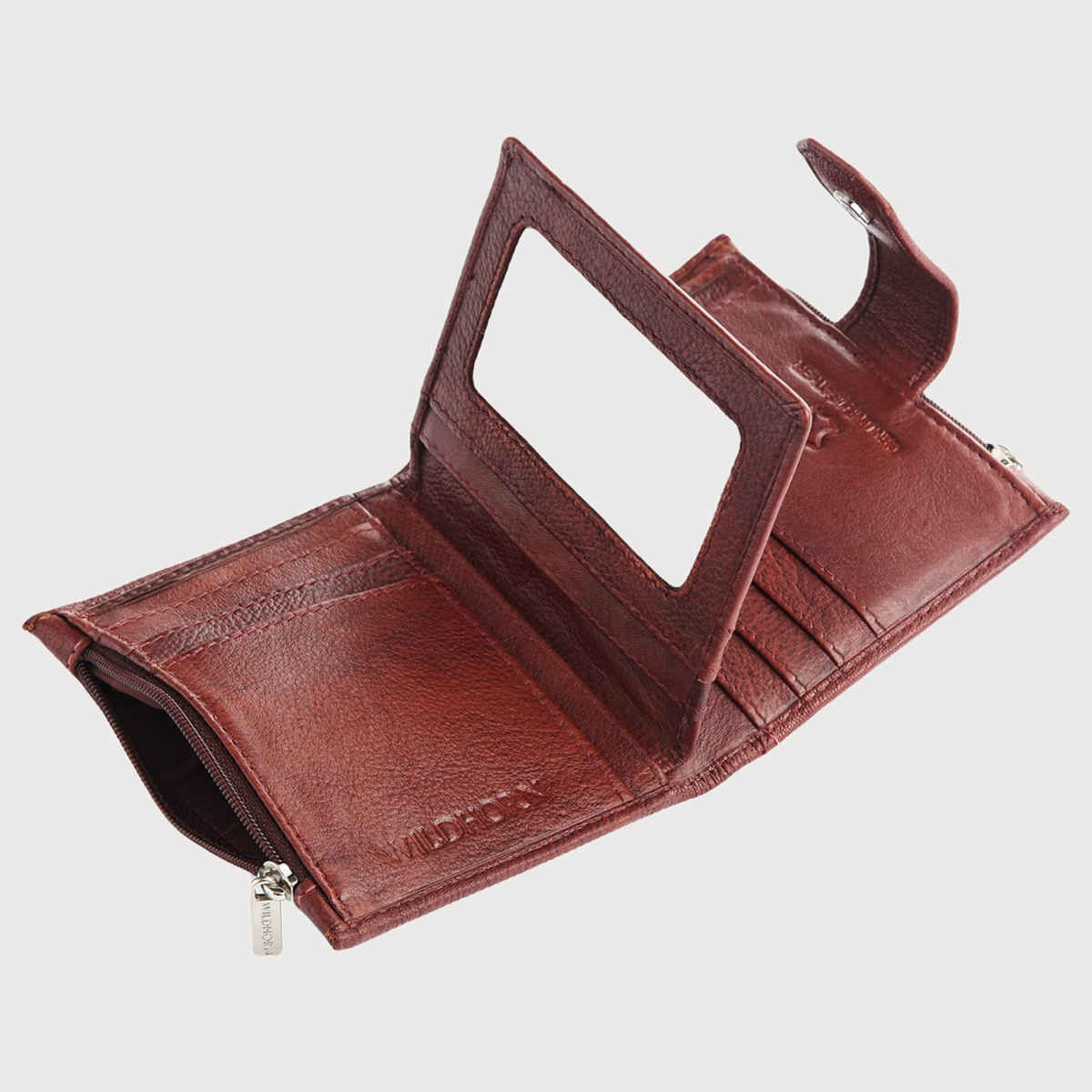 Wildhorn Men's Genuine Leather Bi-fold Wallet | Maroon