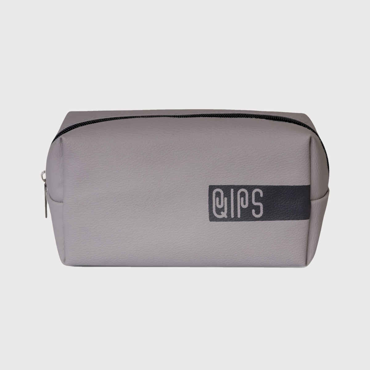 QIPS Unisex Solid PU 6 L Travel Pouch | Ash Grey