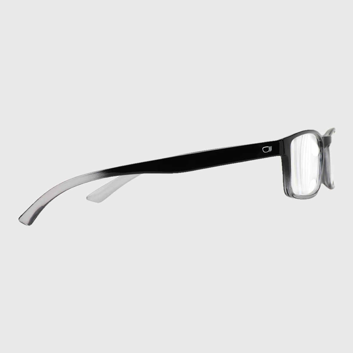 Specsmakers Unisex Solid Computer Glasses | Black and Grey - M